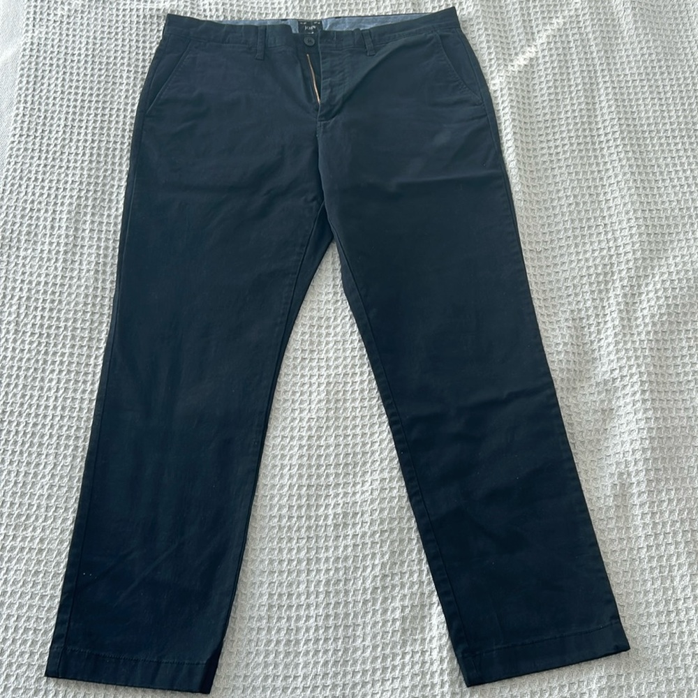 J Crew 770 Straight leg chino pants Black 34Wx30L